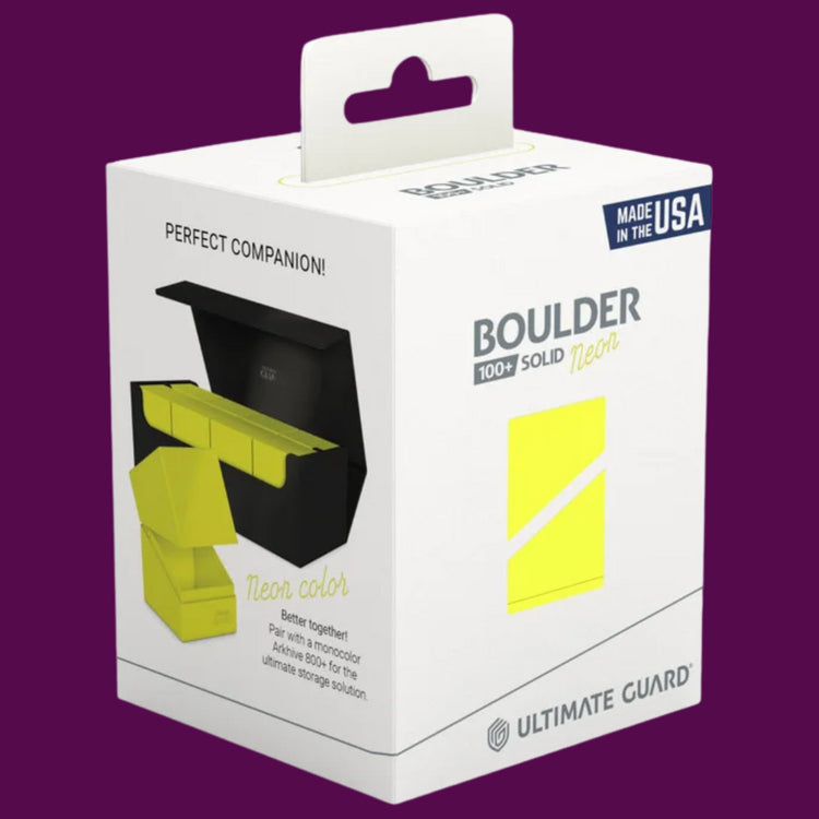 Ultimate Guard Boulder Jaune Néon