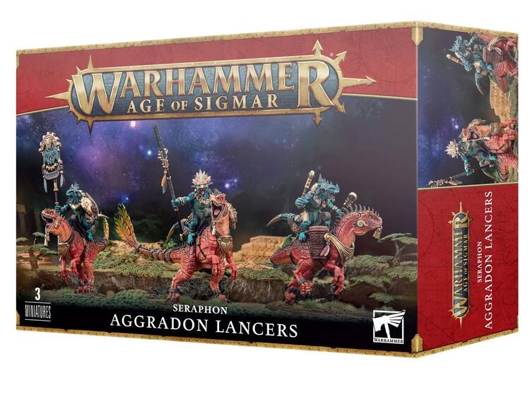 WH Age Of Sigmar Seraphon Aggradon Lancers