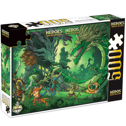 Casse-tete Héros du Mont Dragon 500 Bataille de la forêt maudite